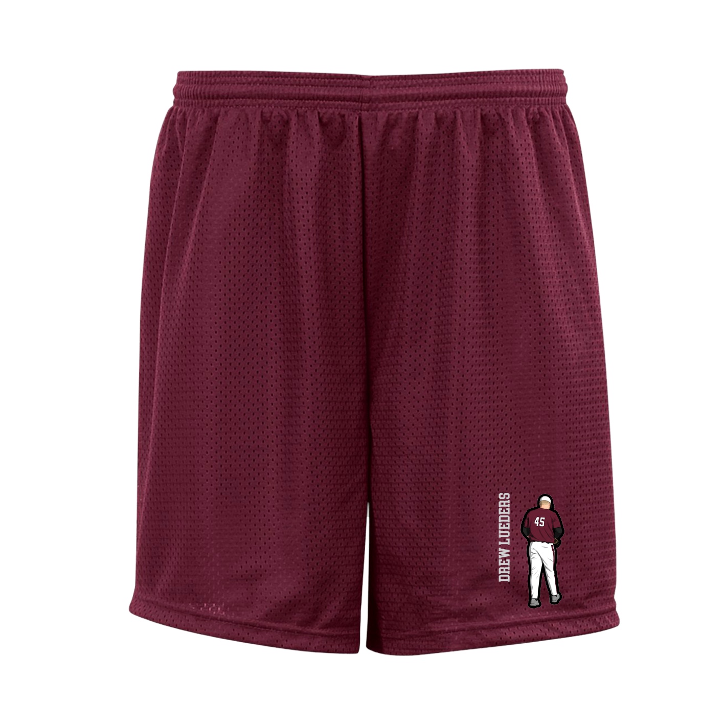 Shorts — Name Vertical in Cardinal