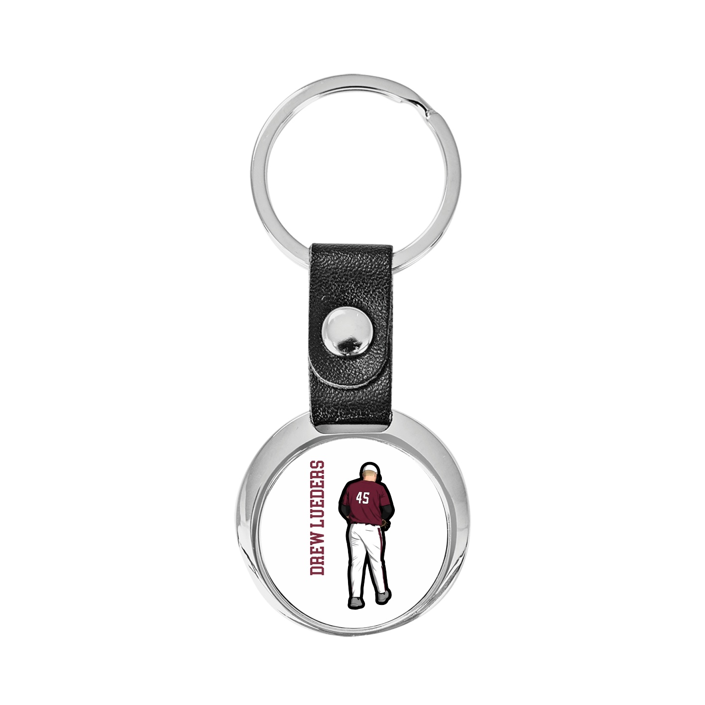 Key Chain — Name Vertical in Classic