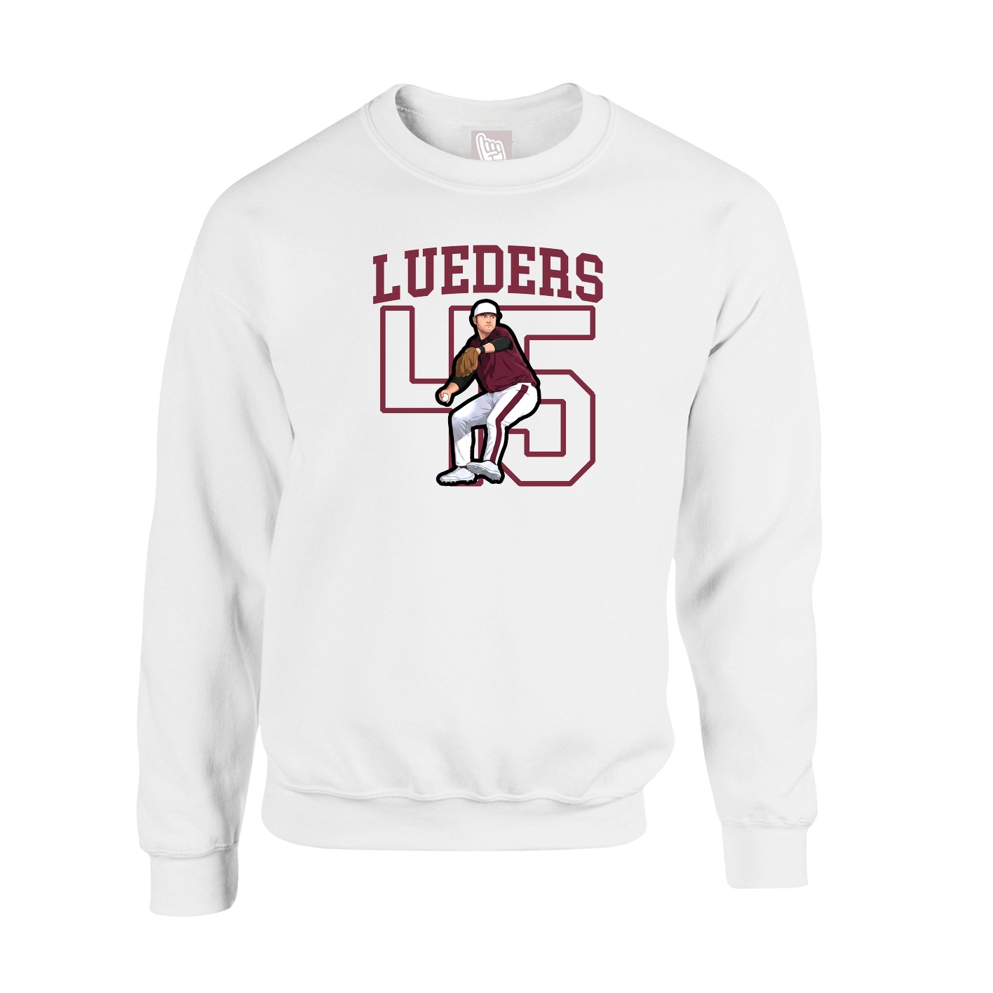 Fleece Crew — Shirsey in White