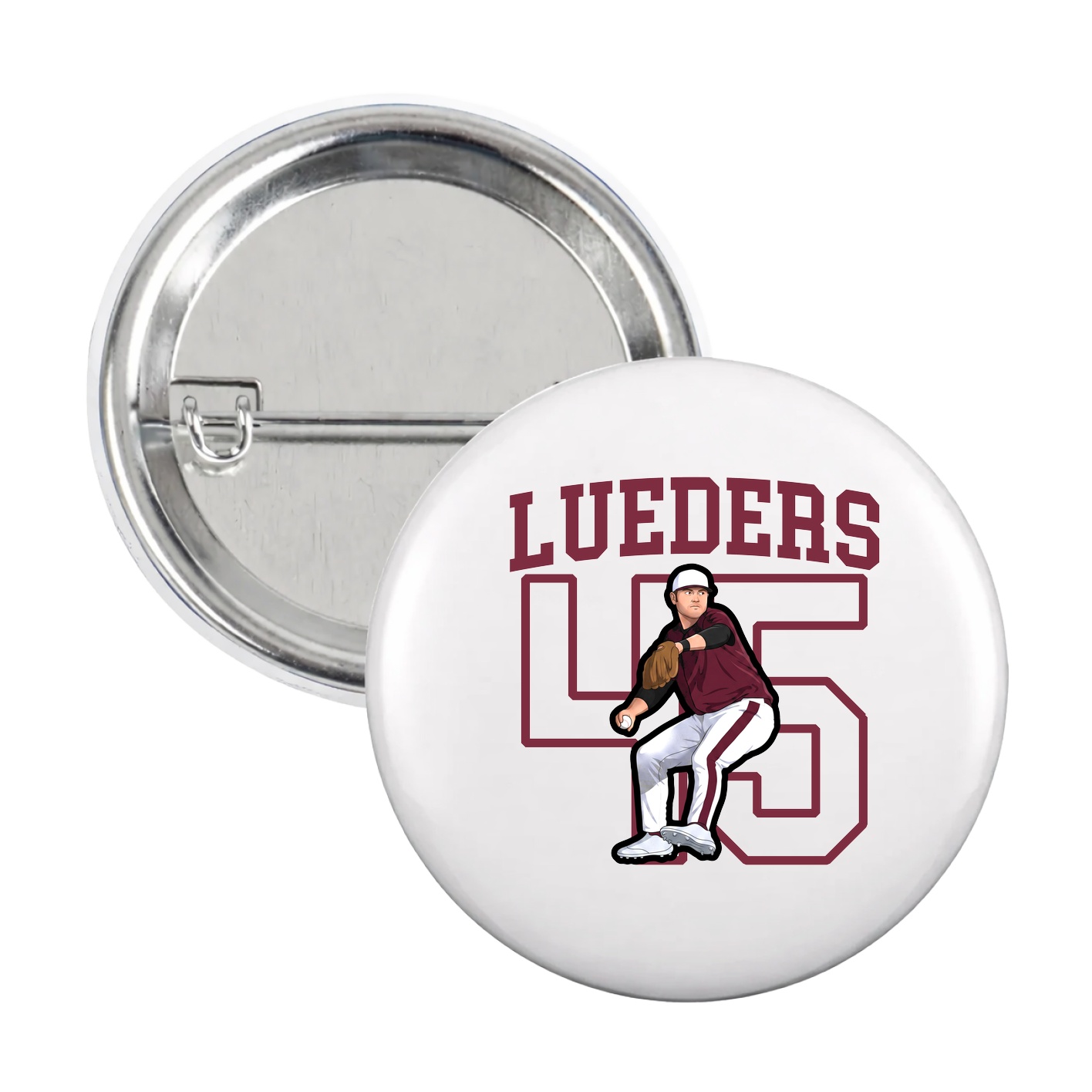 Game Day Button — Shirsey in White