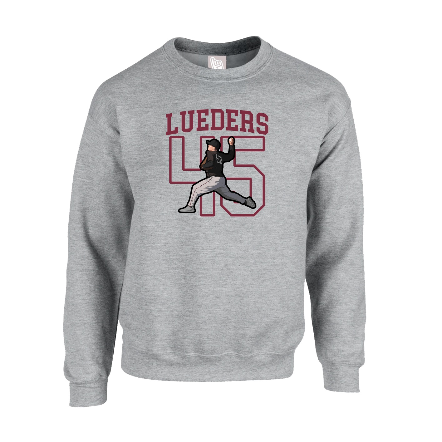 Fleece Crew — Shirsey in Grey
