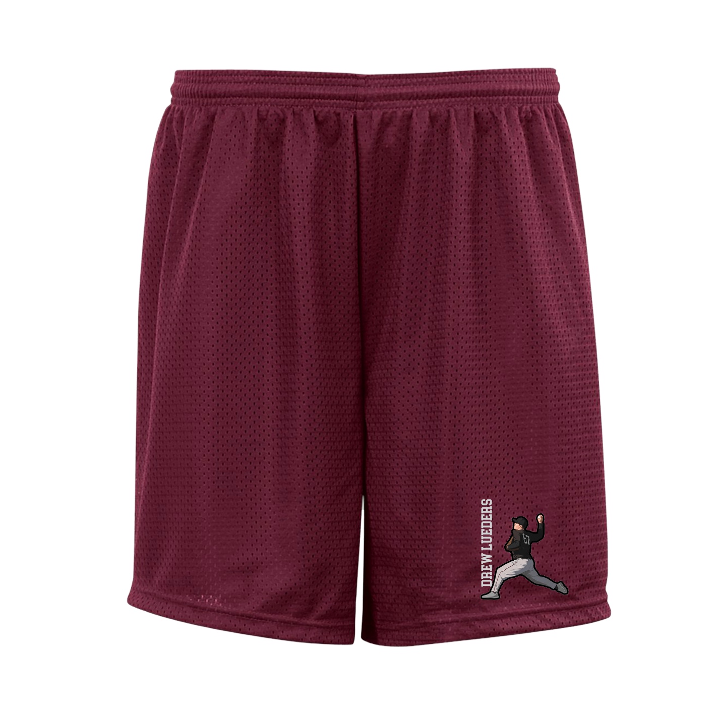 Shorts — Name Vertical in Cardinal