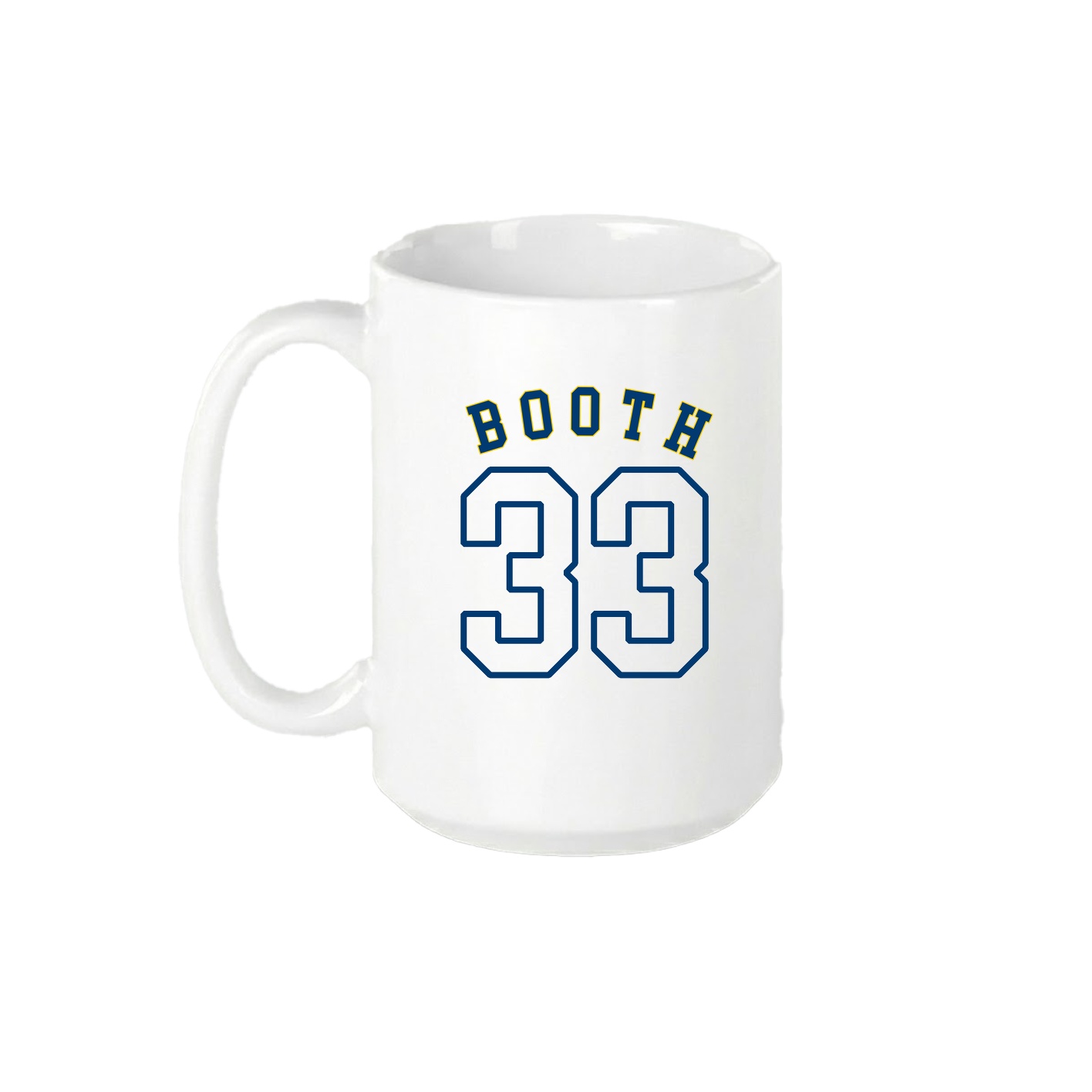 15oz Coffee Mug — Shirsey Arch in White