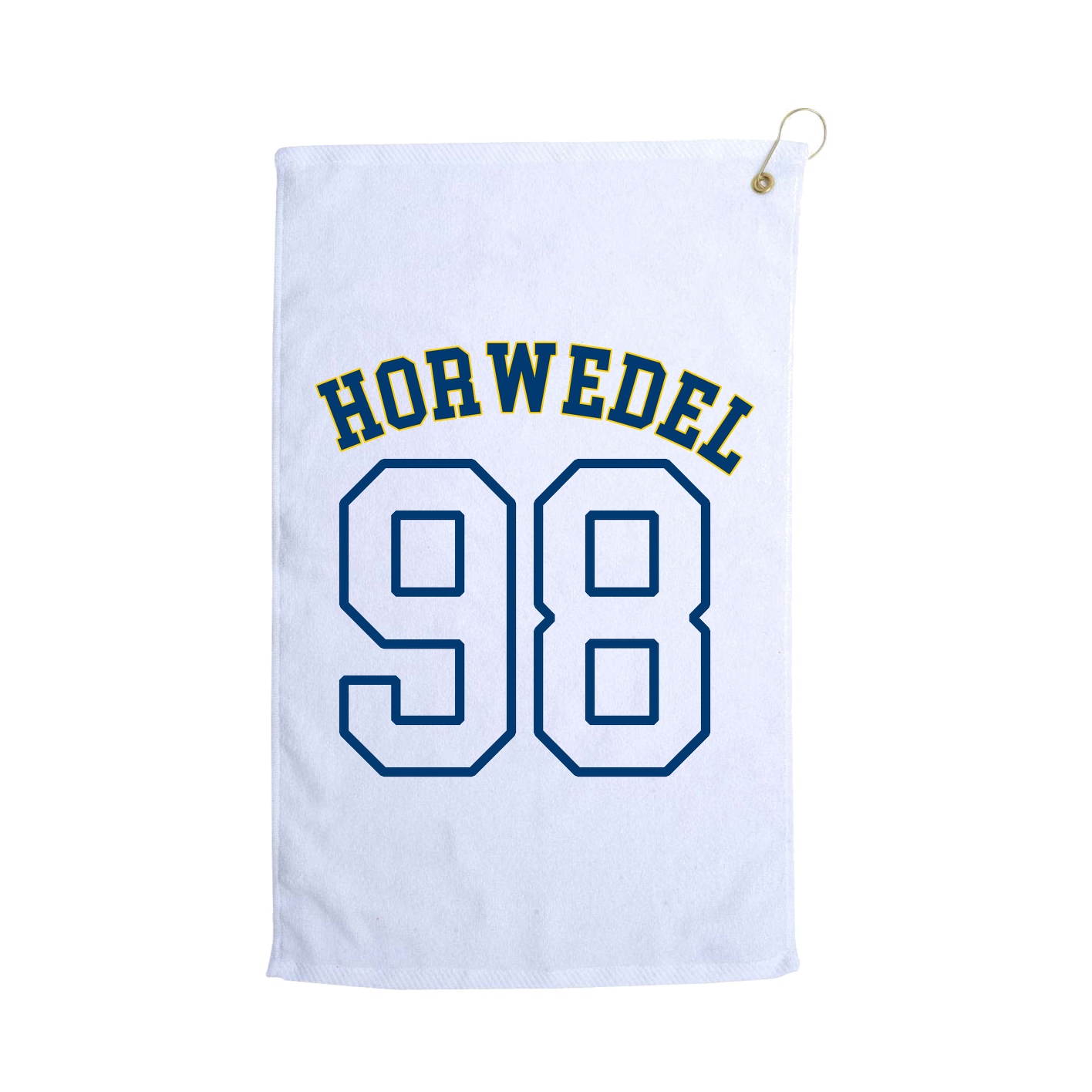 Golf Towel — Shirsey Arch in White