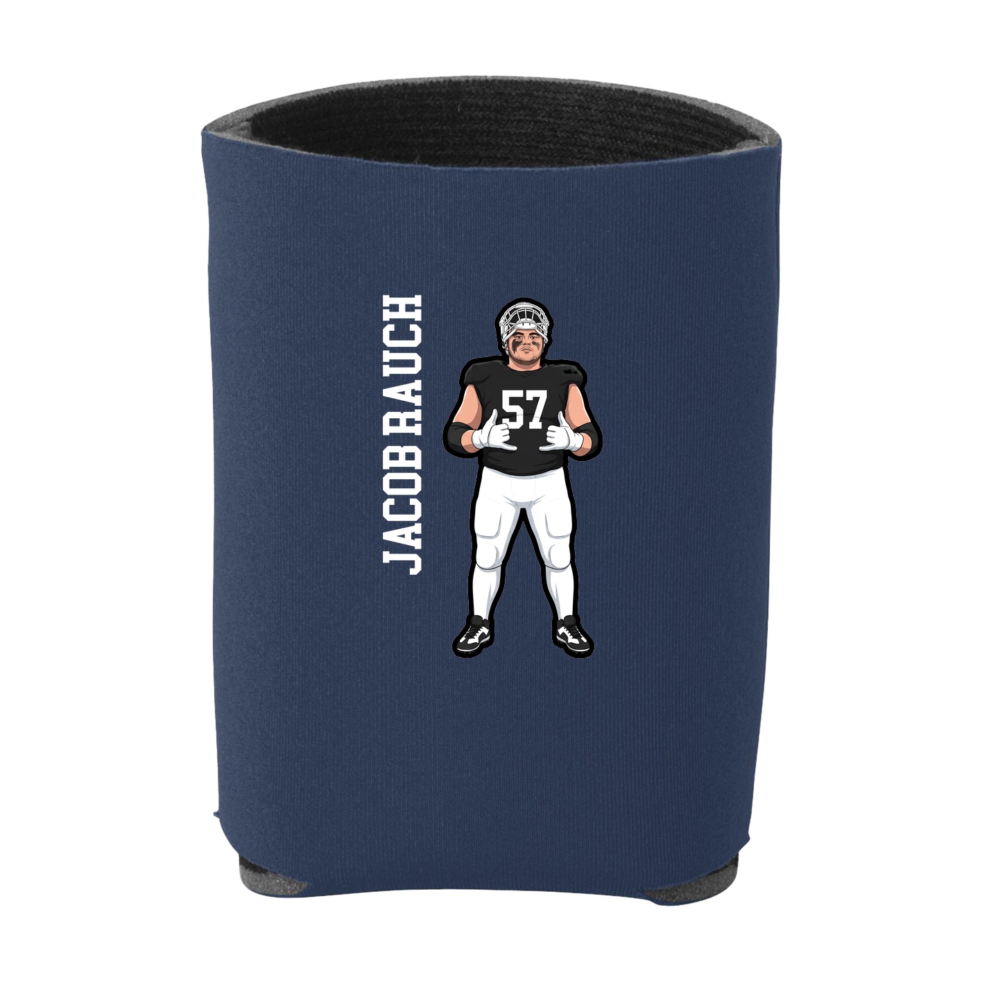 Can Holder — Name Vertical in Navy