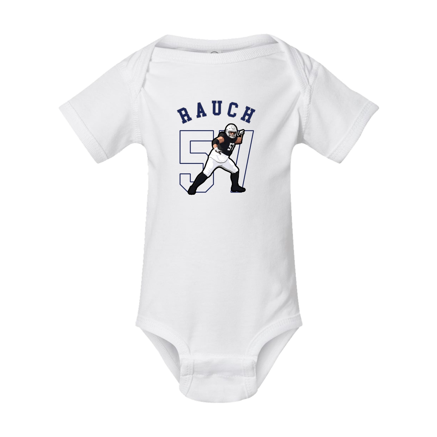 Baby Onesie — Shirsey Arch in White