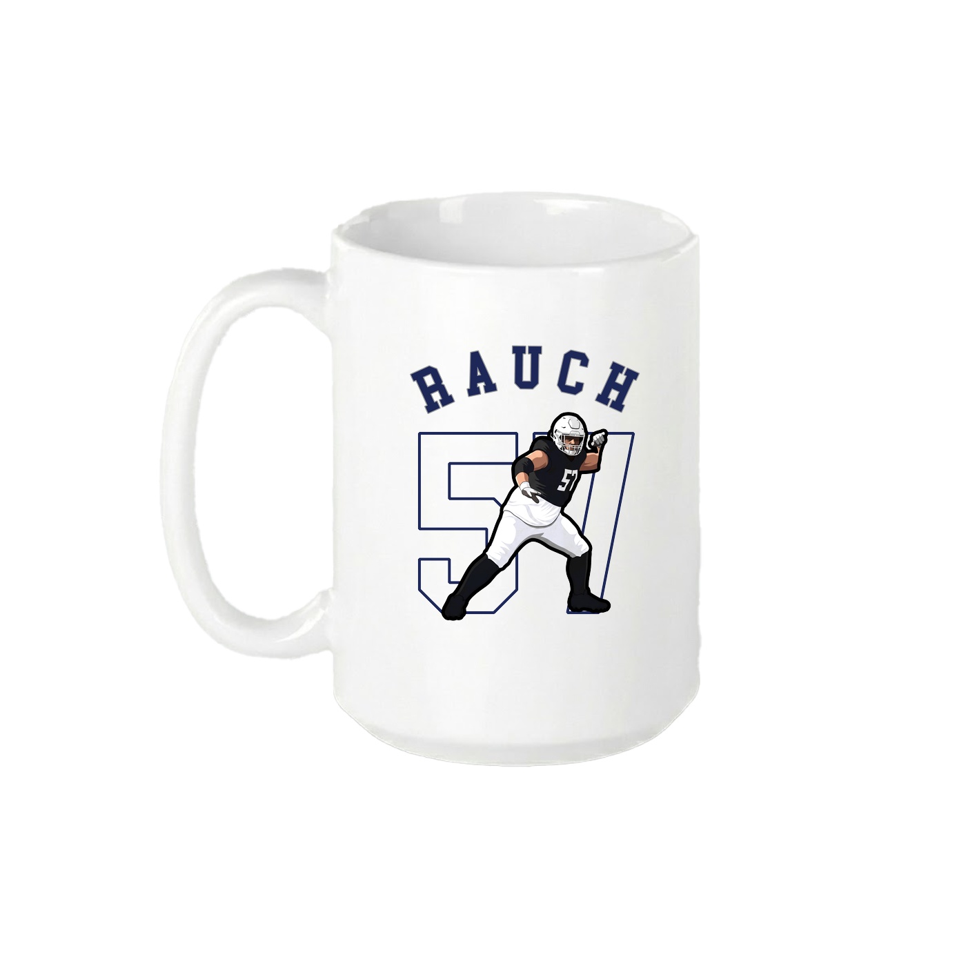 15oz Coffee Mug — Shirsey Arch in White
