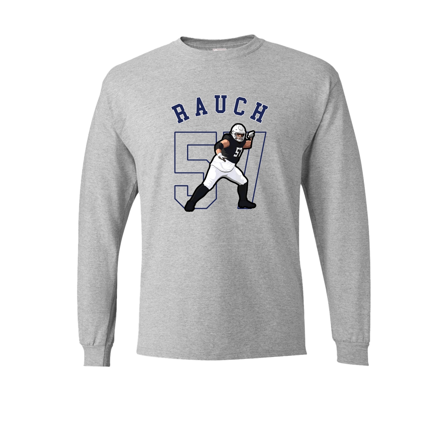 Long Sleeve Tee — Shirsey Arch in Grey