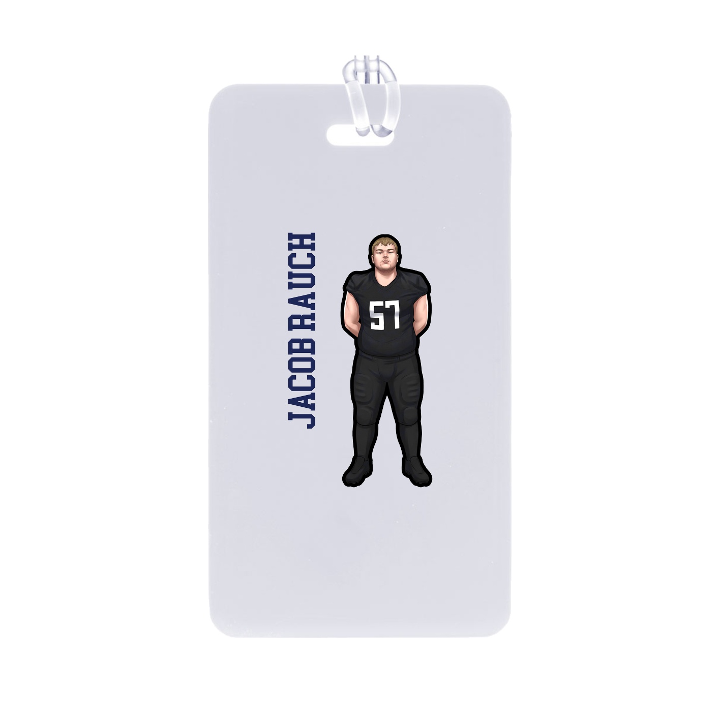 Bag Tag — Name Vertical in Classic