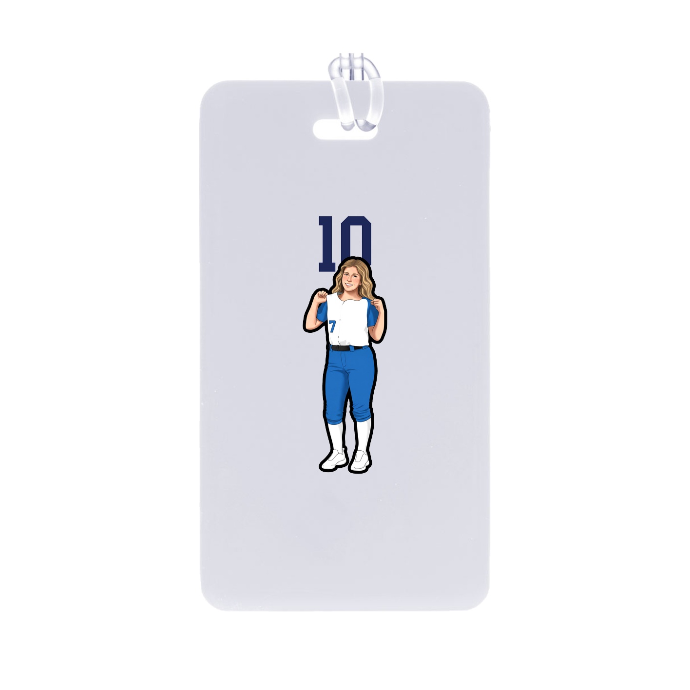 Bag Tag — Number Top in Classic