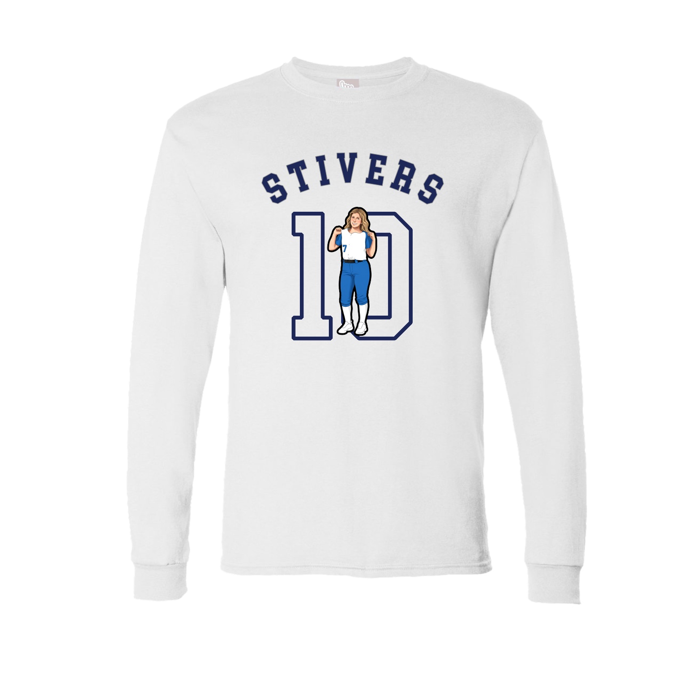 Long Sleeve Tee — Shirsey Arch in White