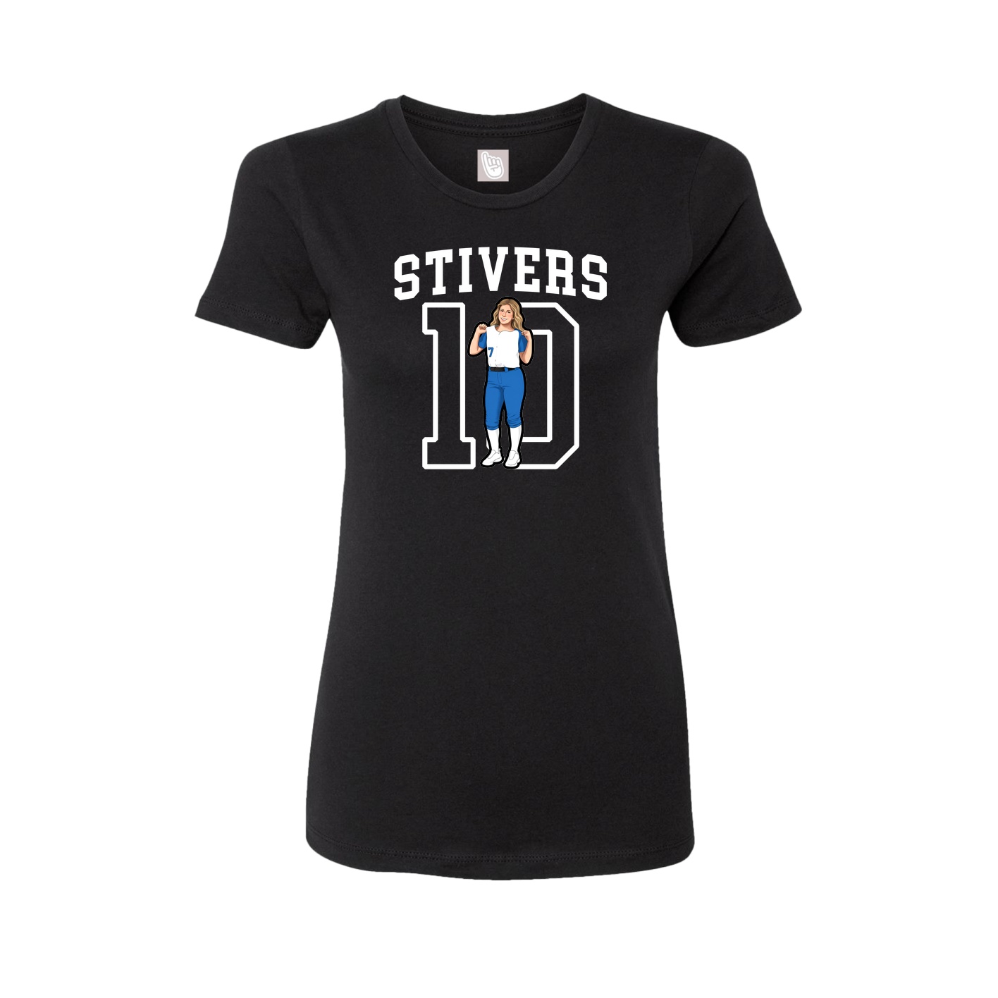 Fitted Women's Tee — Shirsey in Black