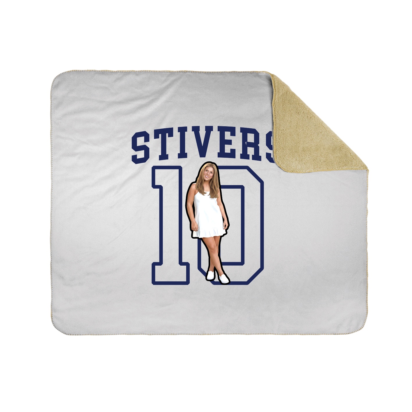 Throw Blanket — Shirsey in White