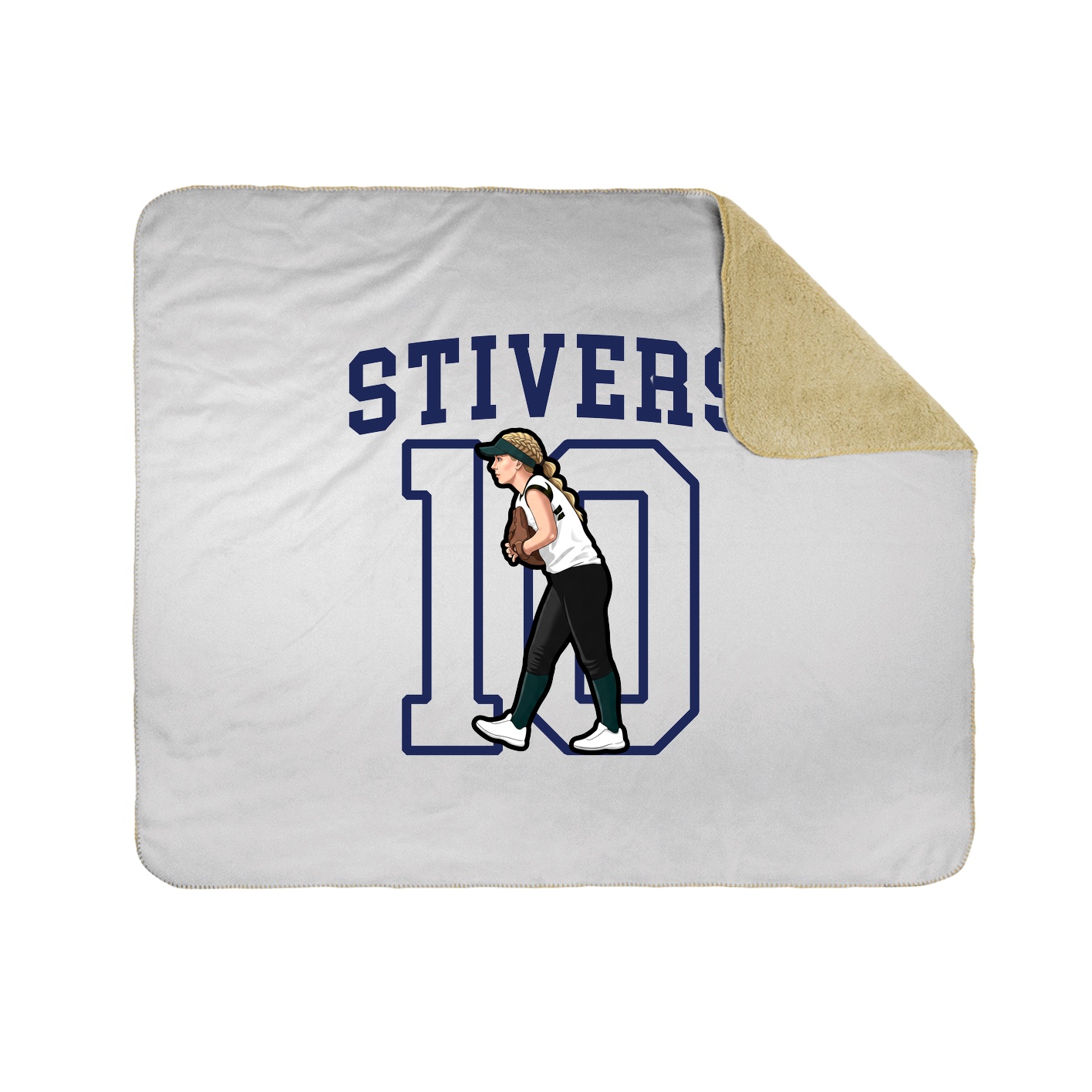 Throw Blanket — Shirsey in White