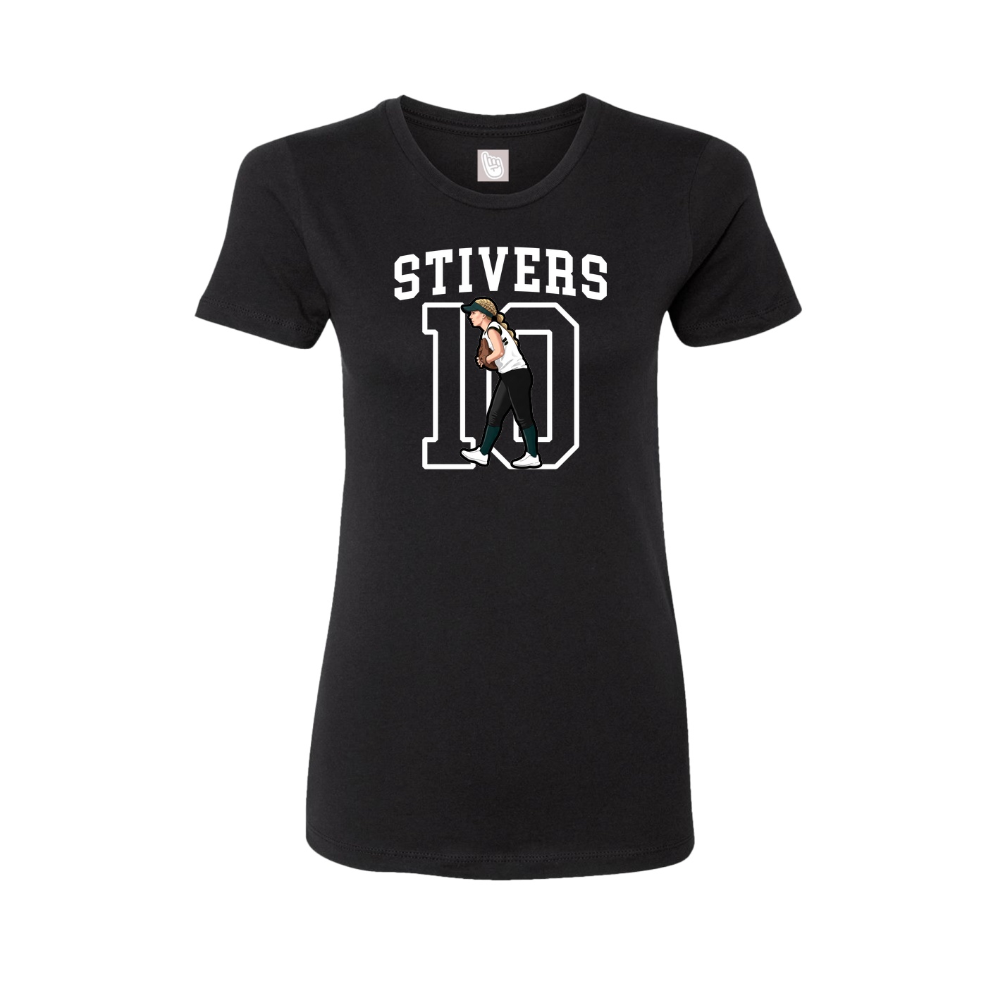 Fitted Women's Tee — Shirsey in Black