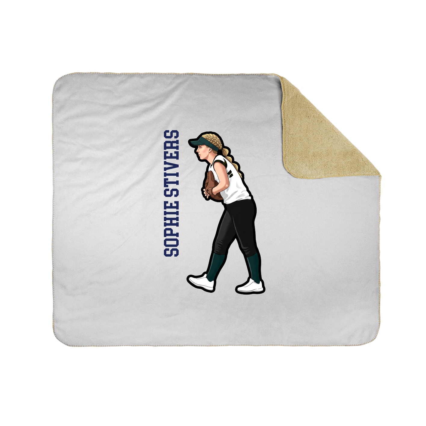 50x60 Sherpa Lined Throw Blanket
