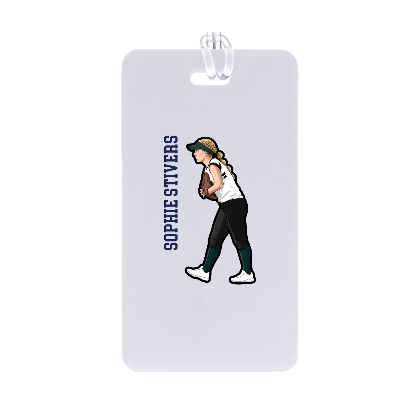 Bag Tag — Name Vertical in Classic