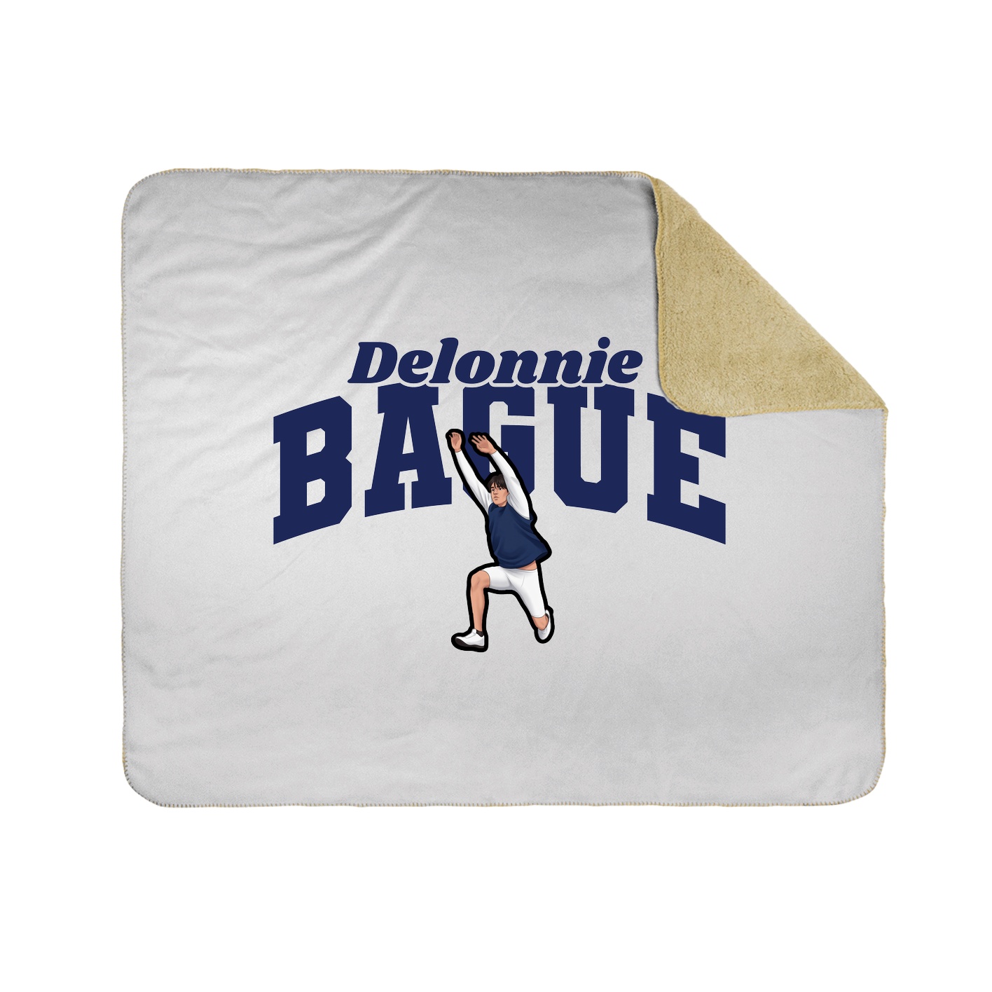 Throw Blanket — Signature Arch in White