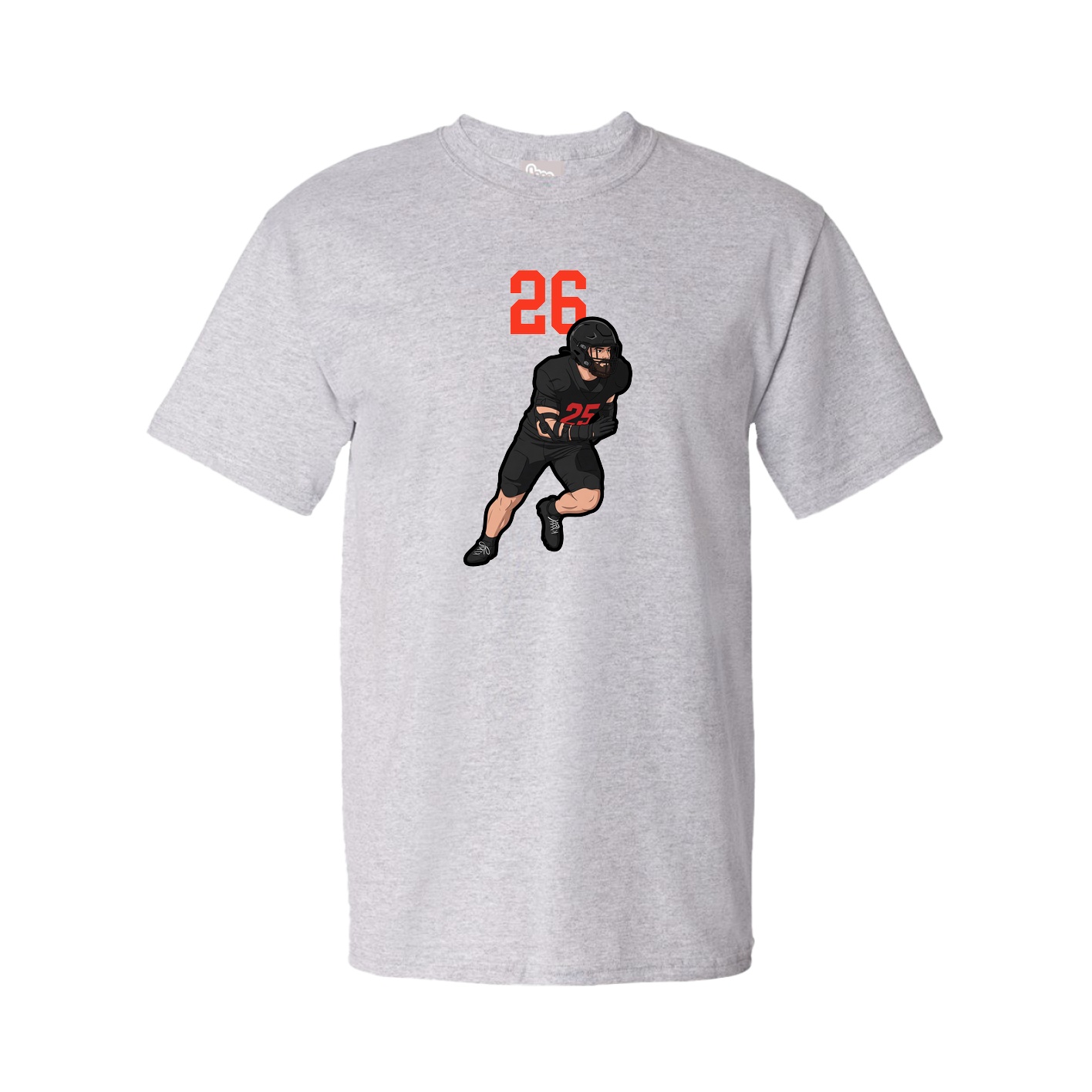 Tee — Number Top in Grey