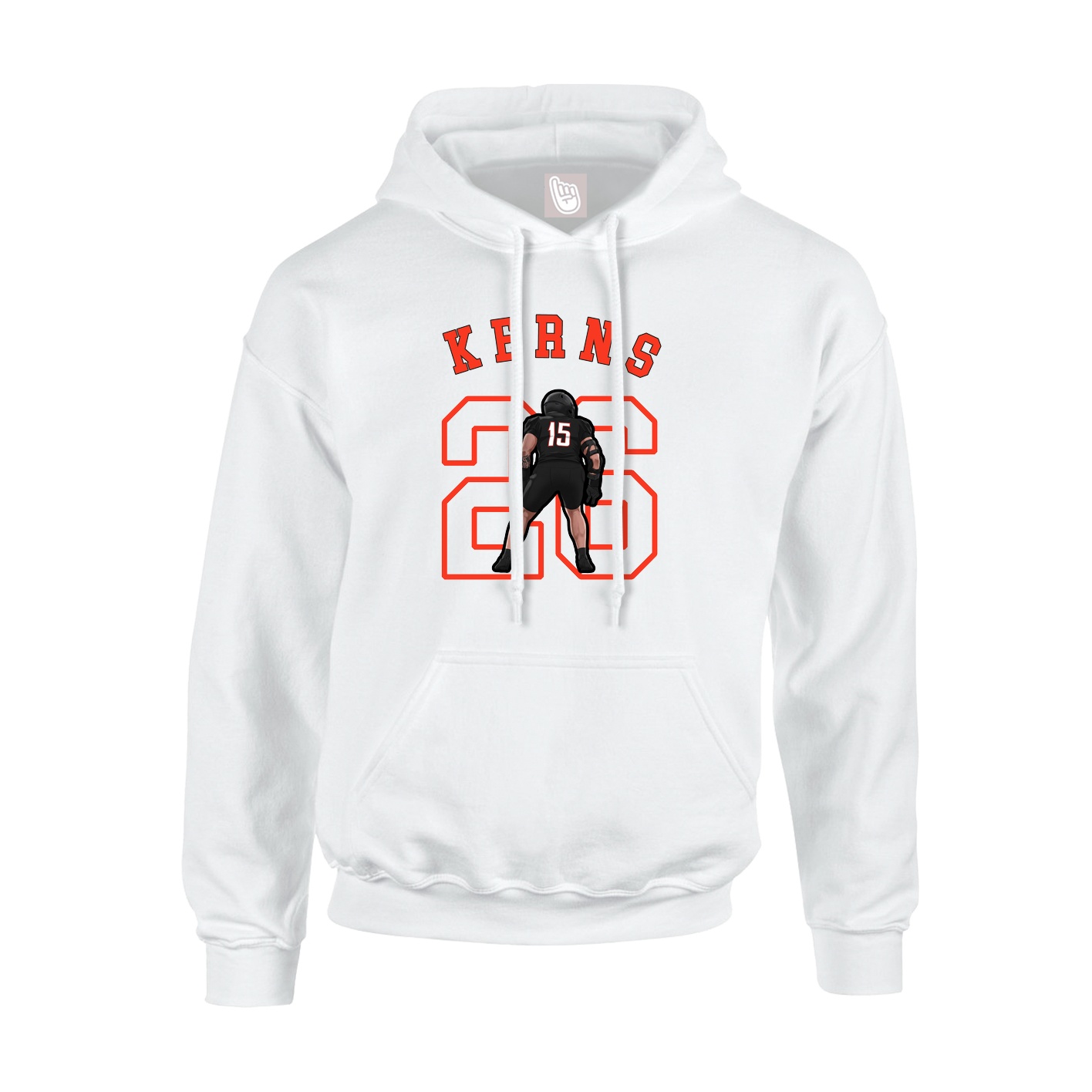 Hoodie — Shirsey Arch in White
