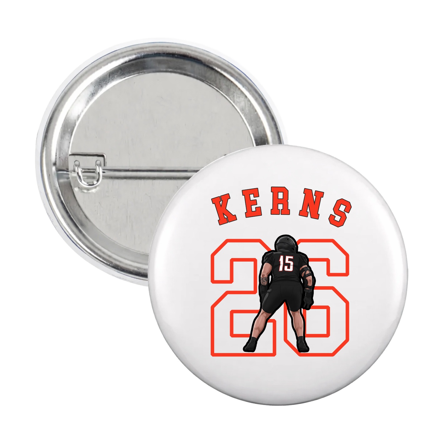 Game Day Button — Shirsey Arch in White