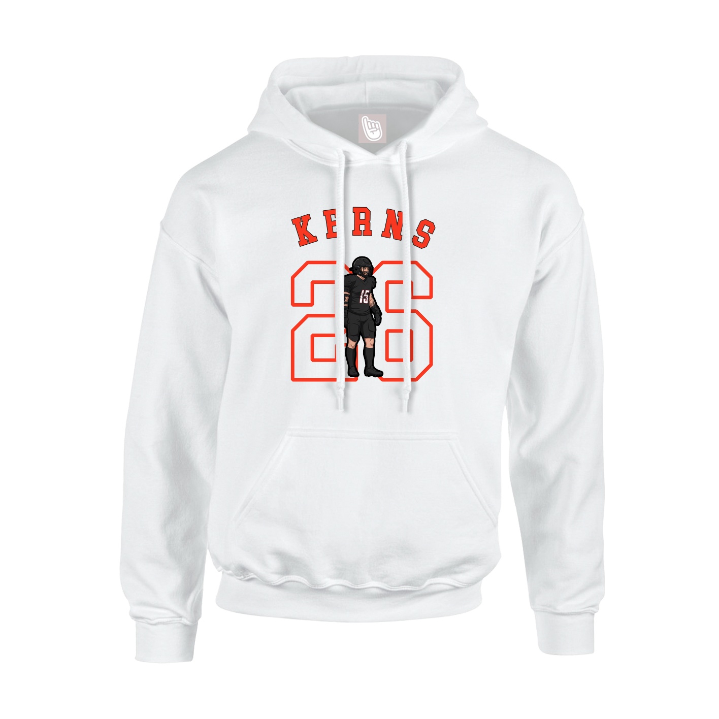 Hoodie — Shirsey Arch in White