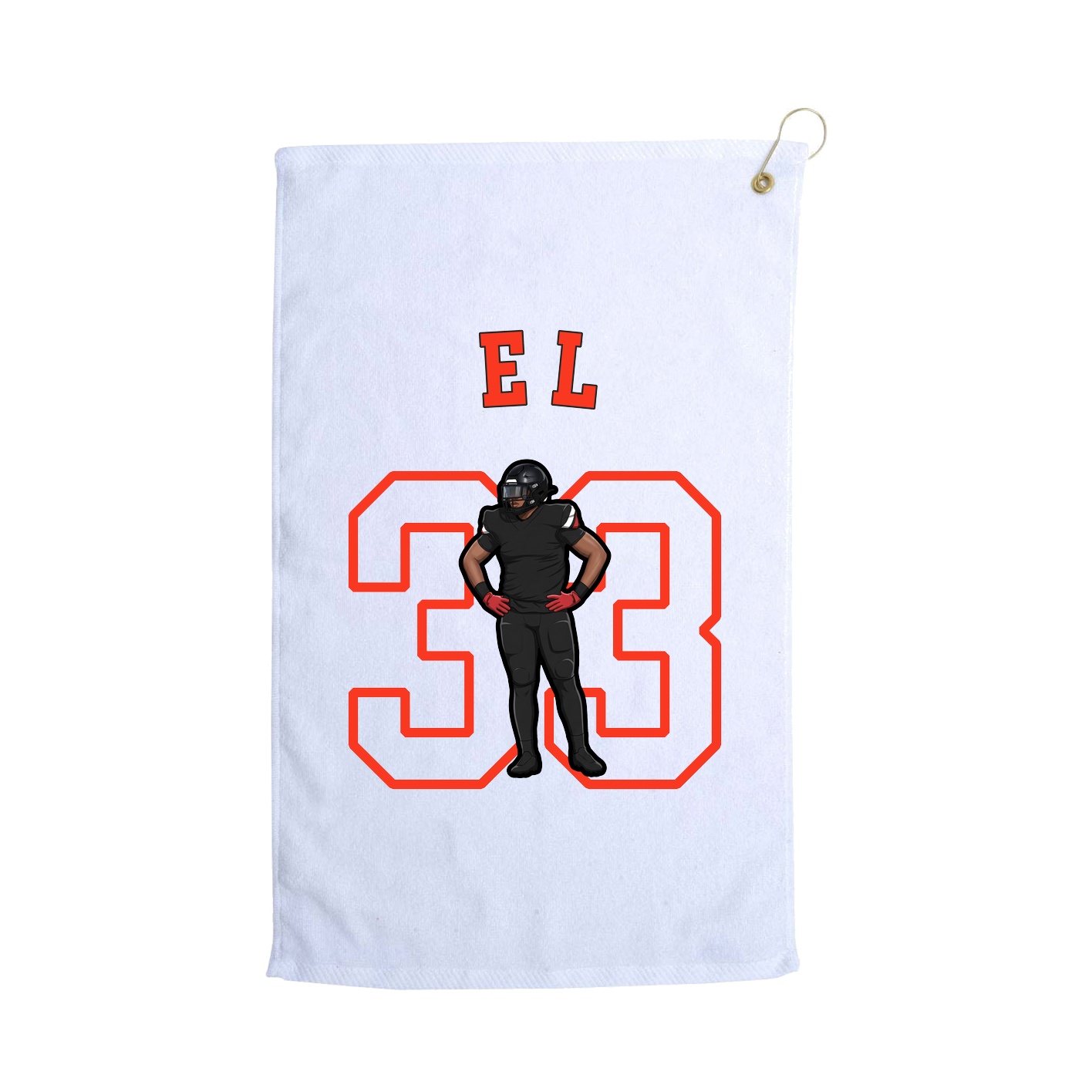 Golf Towel — Shirsey Arch in White