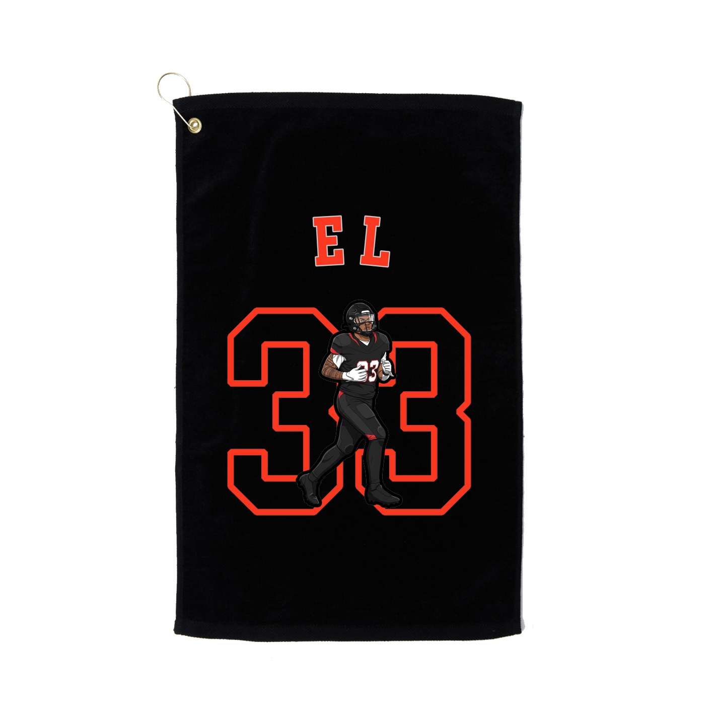 Golf Towel — Shirsey Arch in Black