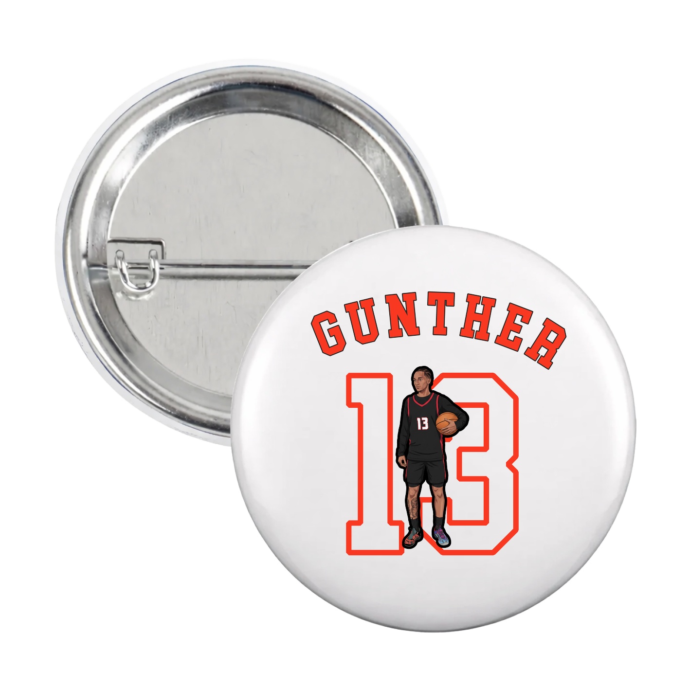 Game Day Button — Shirsey Arch in White