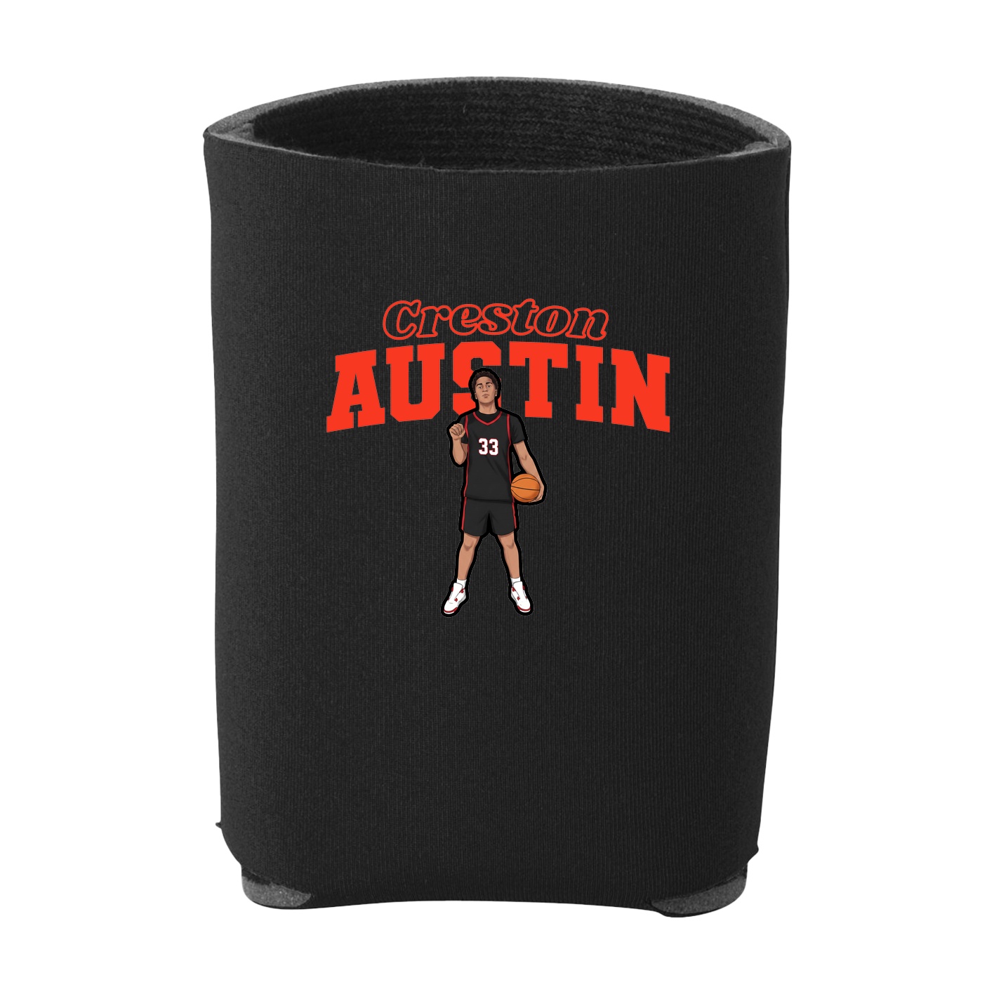 Can Holder — Name Arch in Black