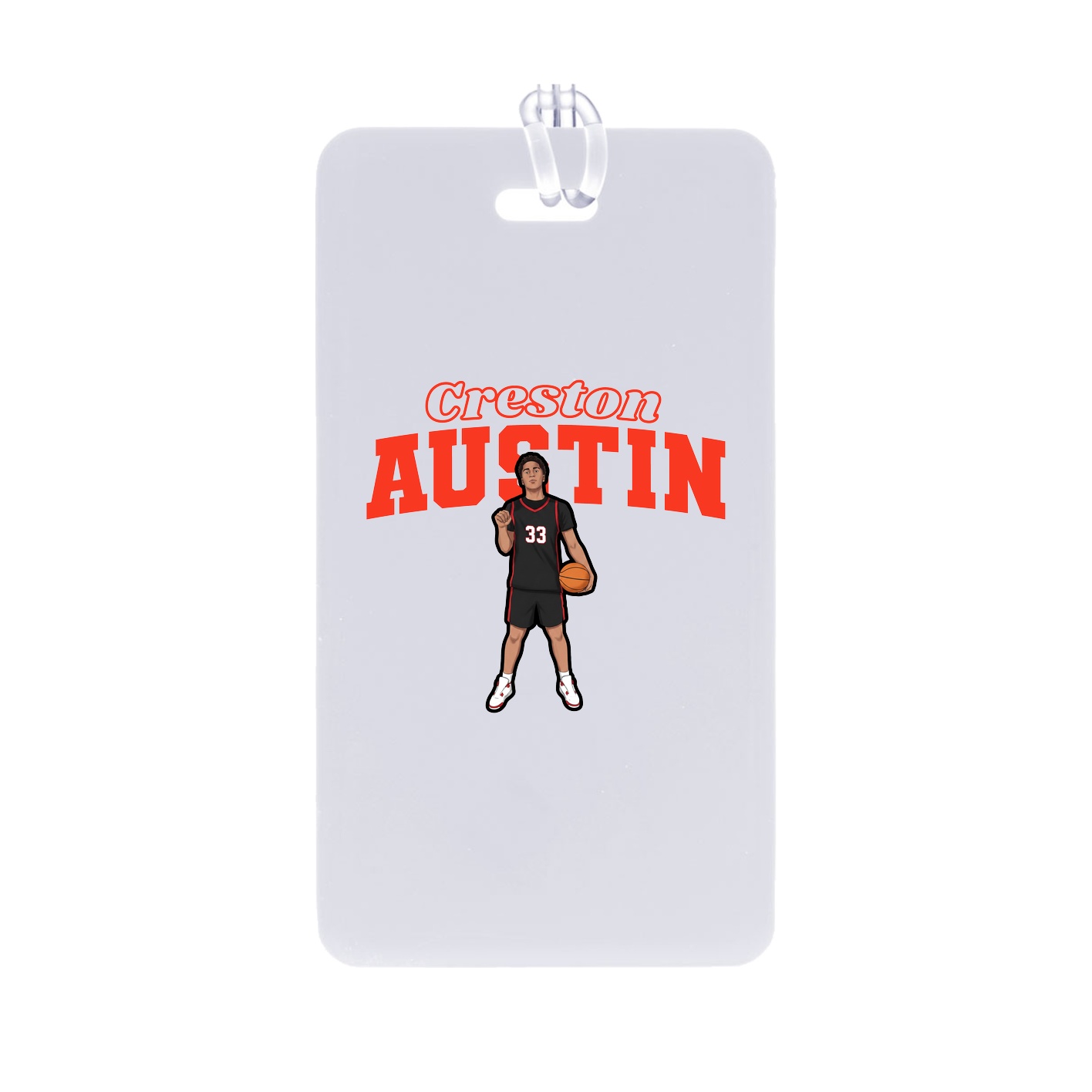 Bag Tag — Name Arch in Classic
