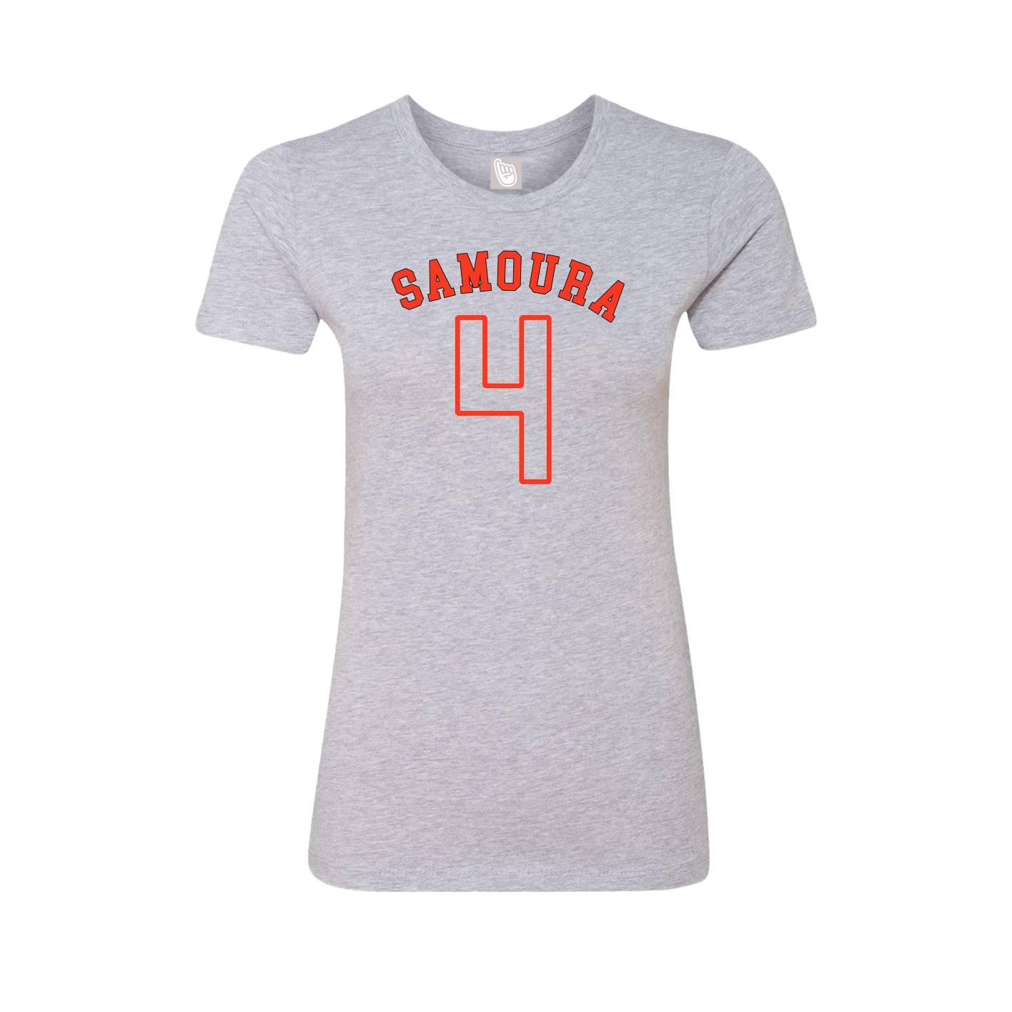 Fitted Women's Tee — Shirsey Arch in Grey