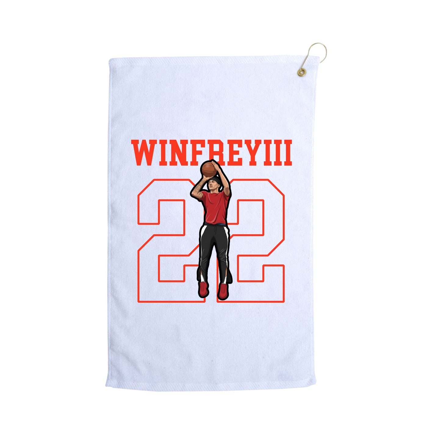 Golf Towel — Shirsey in White