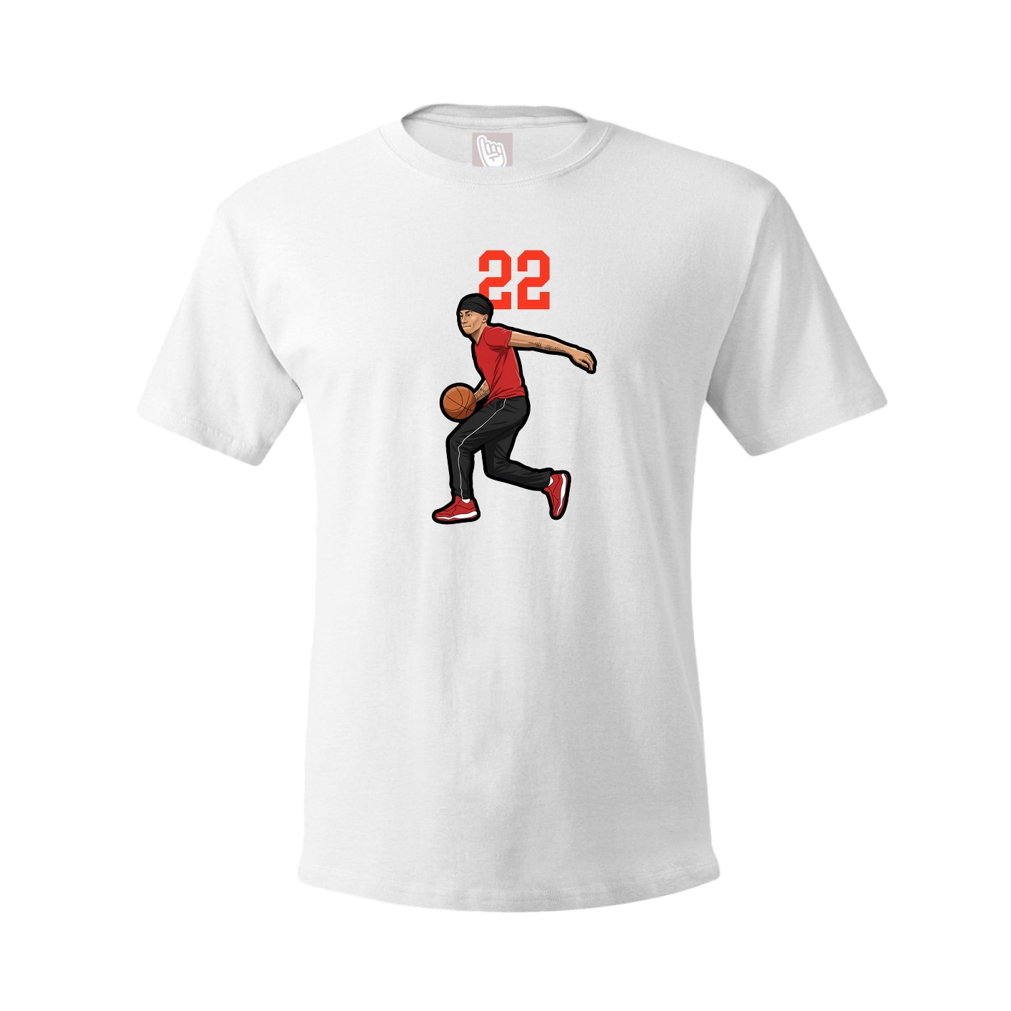 Tee — Number Top in White