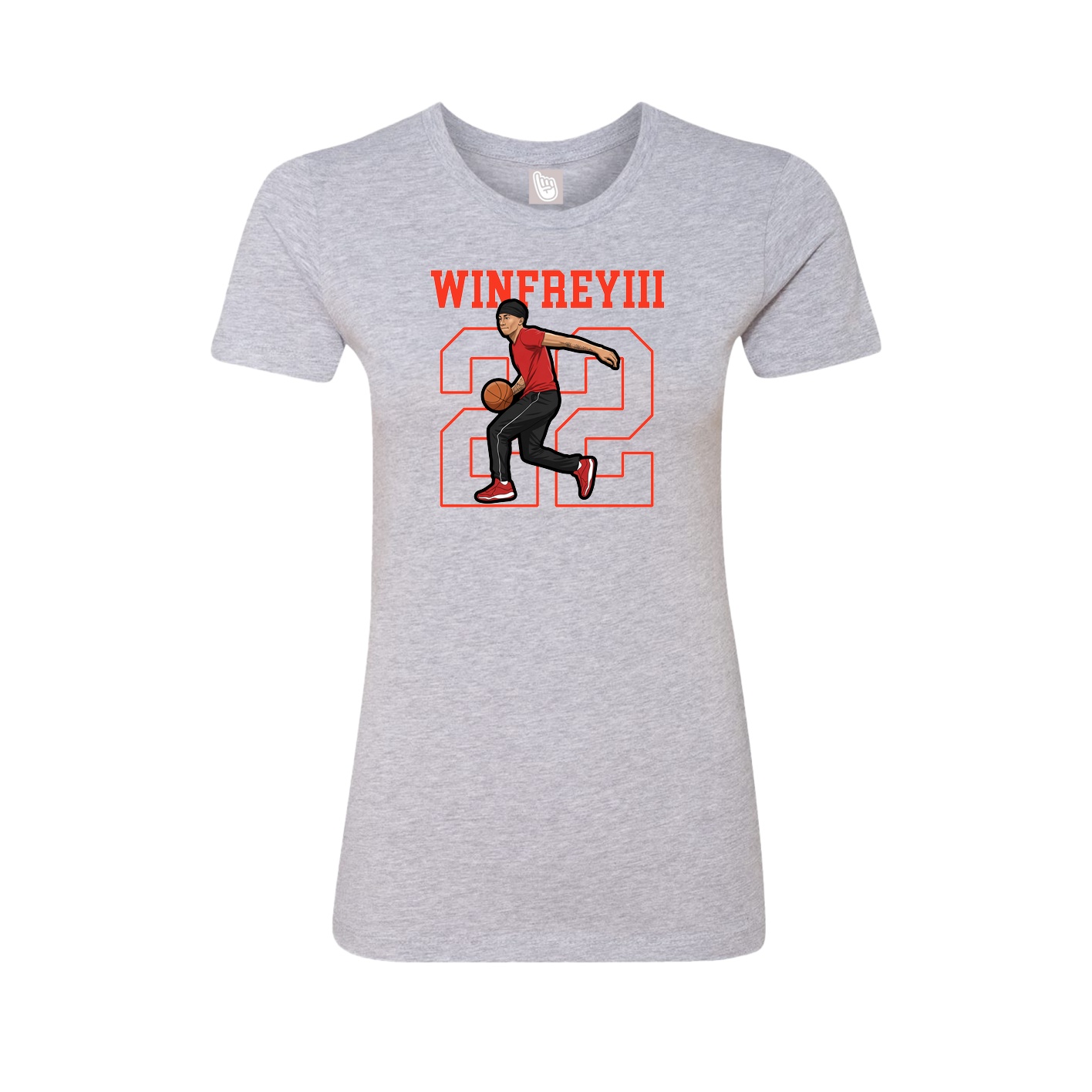 Fitted Women's Tee — Shirsey in Grey