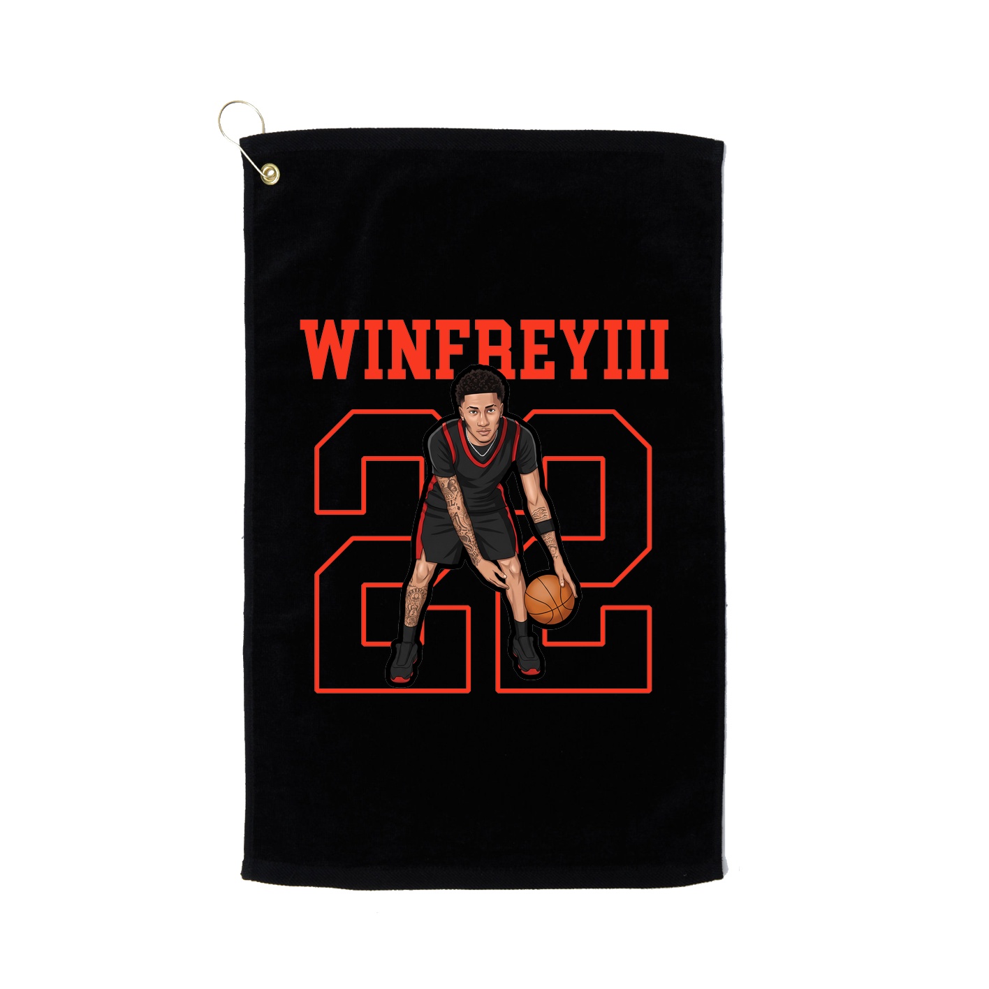 Golf Towel — Shirsey in Black