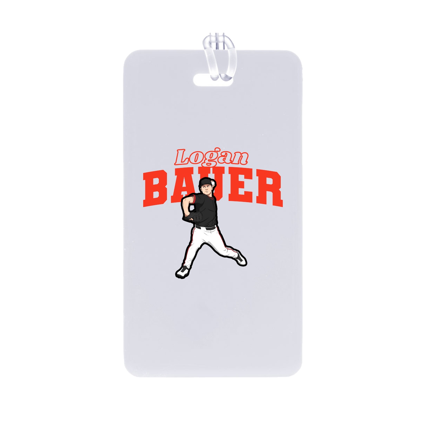 Bag Tag — Name Arch in Classic
