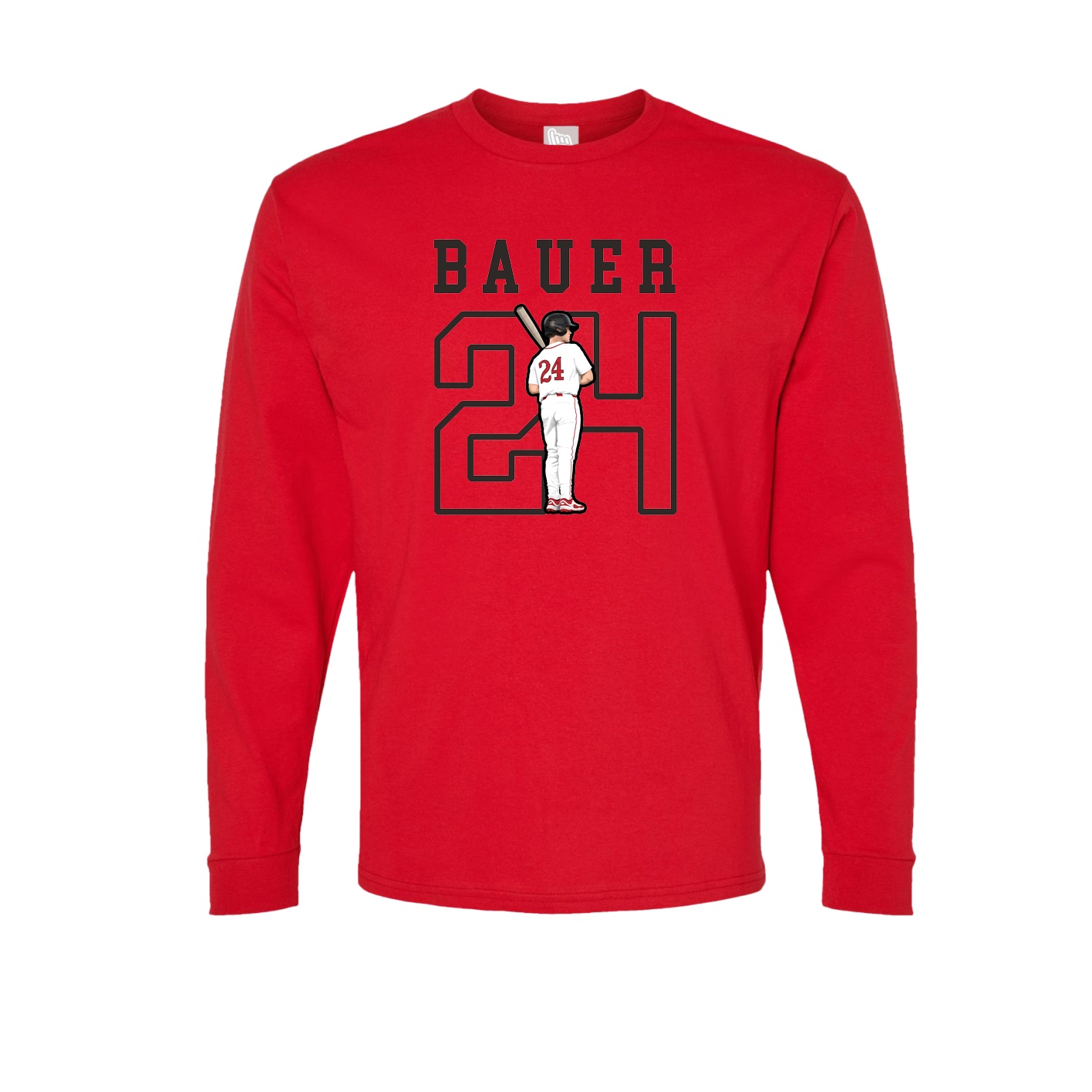 Long Sleeve Tee — Shirsey in Red