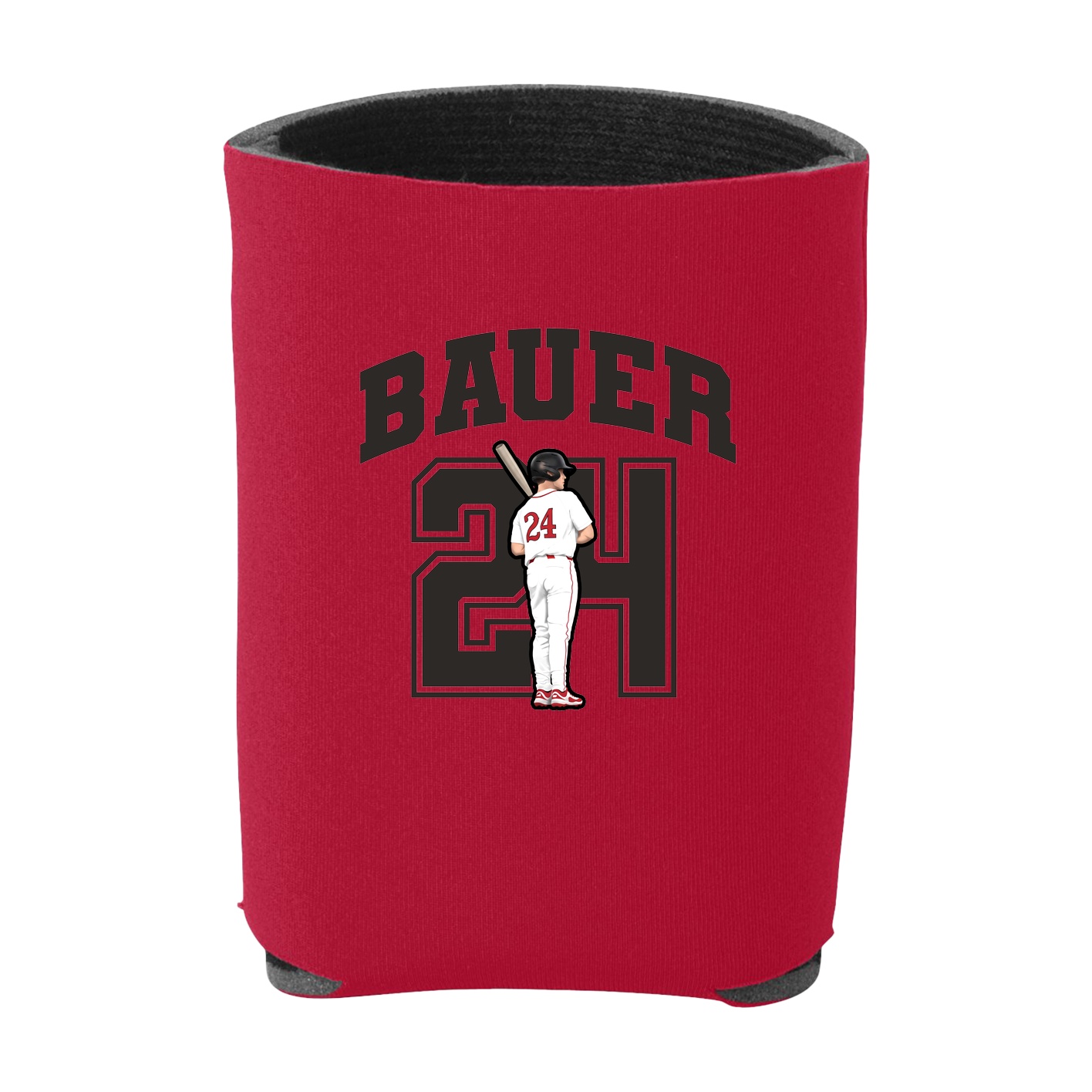 Can Holder — Number in Red