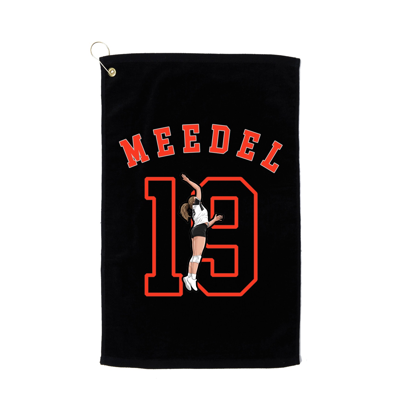 Golf Towel — Shirsey Arch in Black