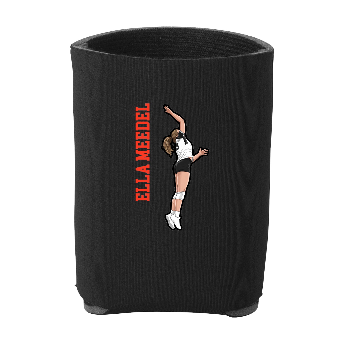 Can Holder — Name Vertical in Black