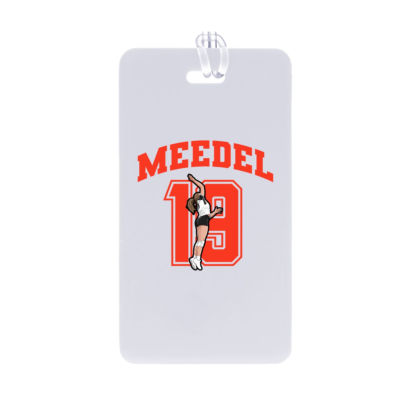 Bag Tag — Number in Classic