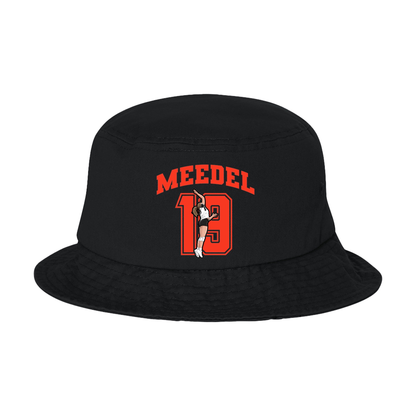 Bucket Cap — Number in Black