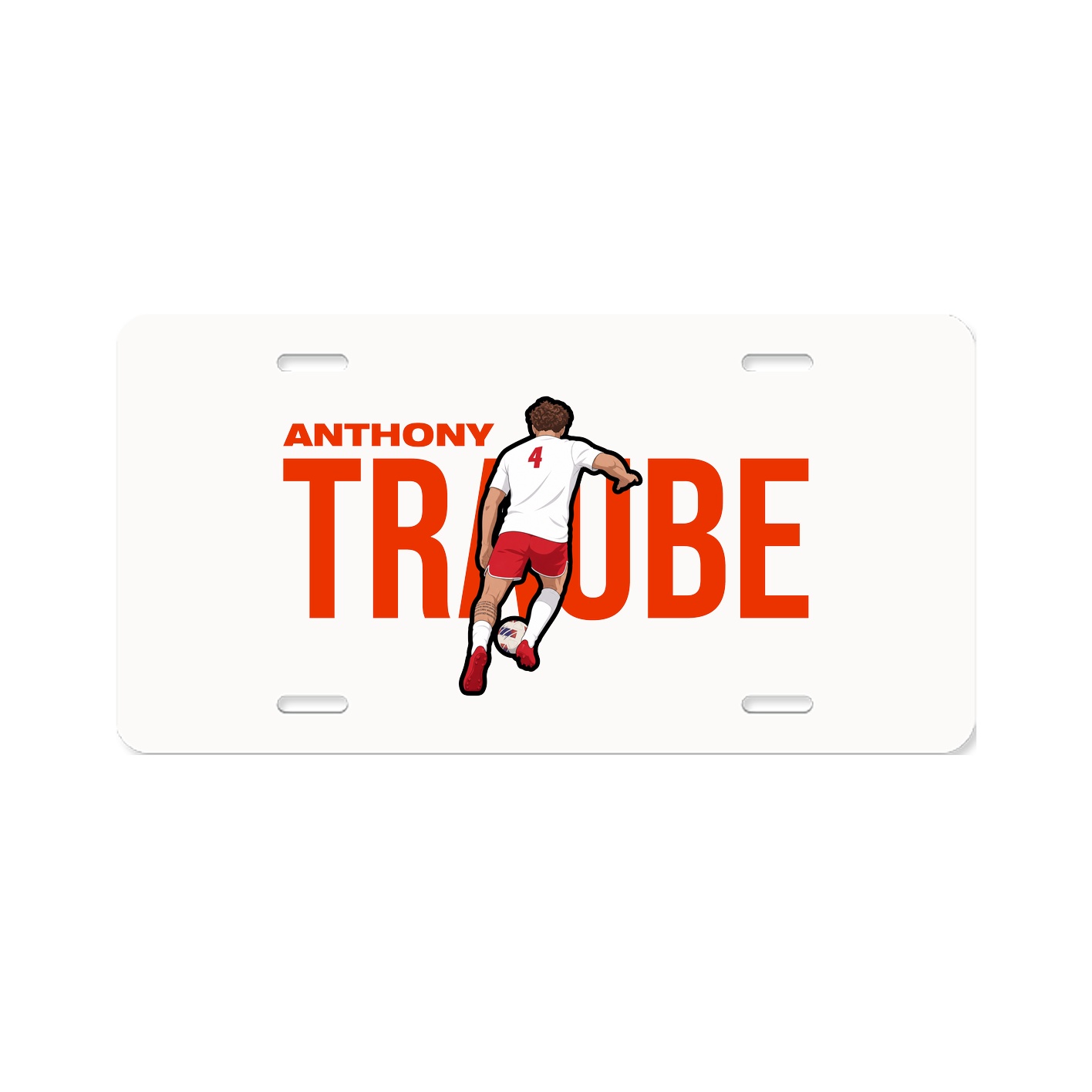 License Plate — Player Name in Classic