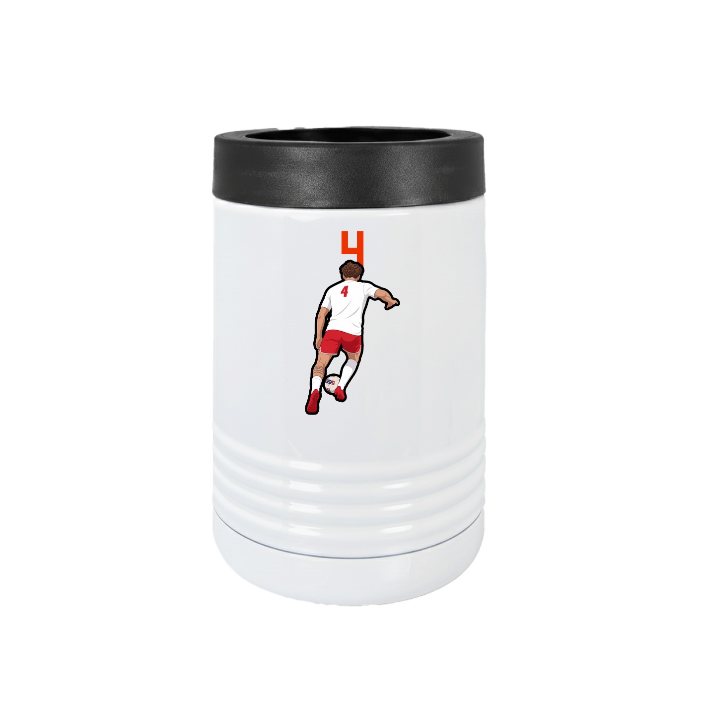 Beverage Holder — Number Top in White