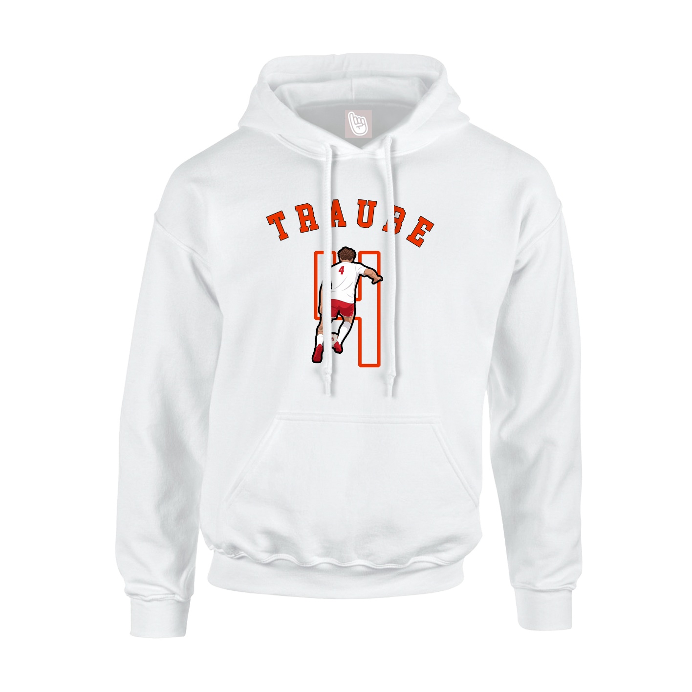 Youth Hoodie — Shirsey Arch in White
