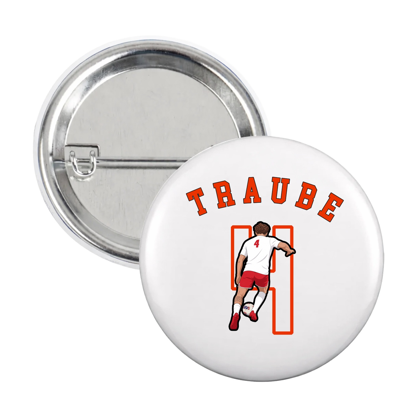 Game Day Button — Shirsey Arch in White