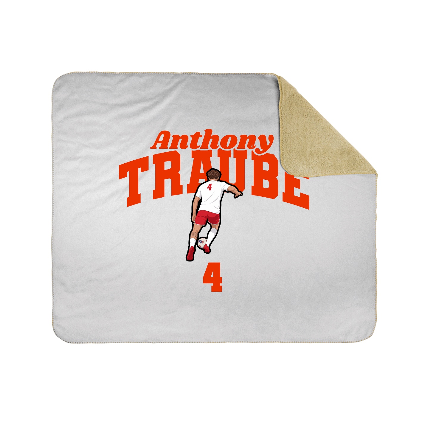 Throw Blanket — Signature Arch in White