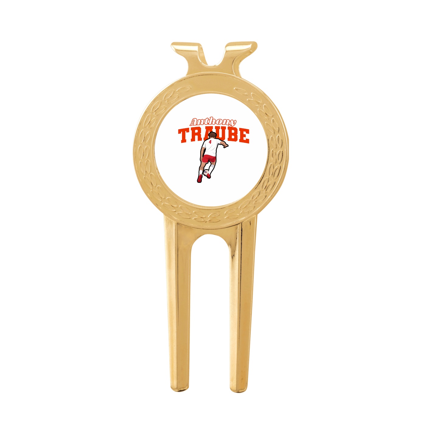 Divot Tool with Ball Marker — Name Arch in Classic