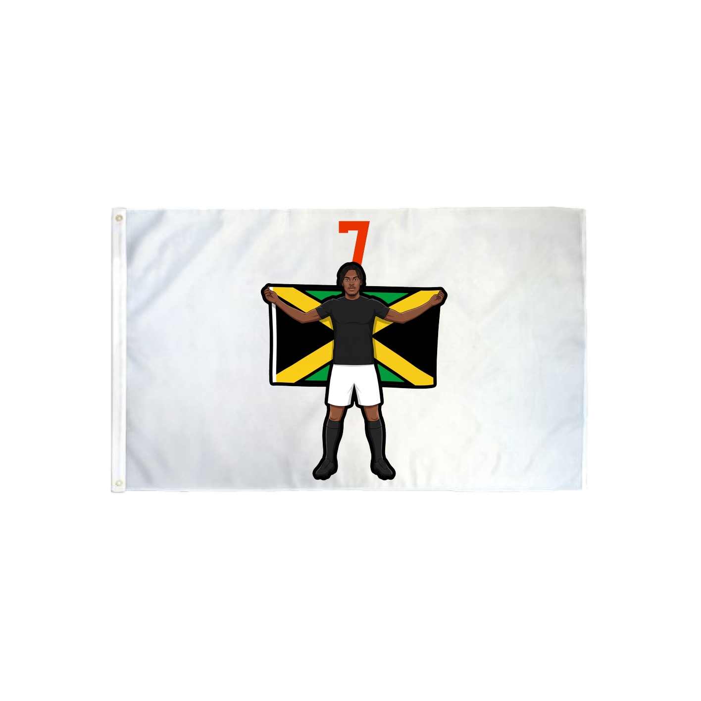 3x5 Flag — Number Top in Classic